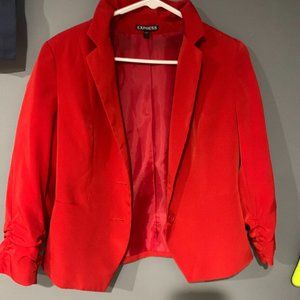 Express Women's Blazer Red Size 8